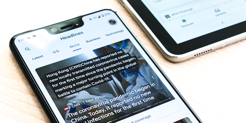 体育新闻资讯动态流与头条快报界面